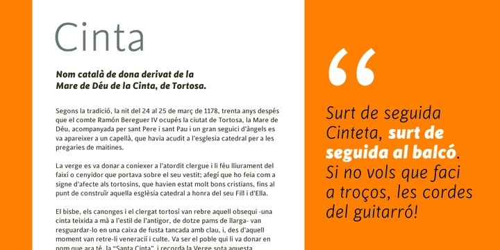 Ejemplo de fuente Cinta Thin Italic